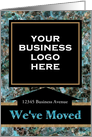 Custom Business We’ve Moved Photo Card