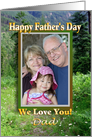 For Dad Father’s Day Photo Card Mountain Meadow card