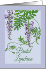 Bridal Luncheon Invitations Flowers card