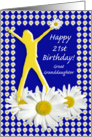 Custom Great Granddaughter 21st Birthday card