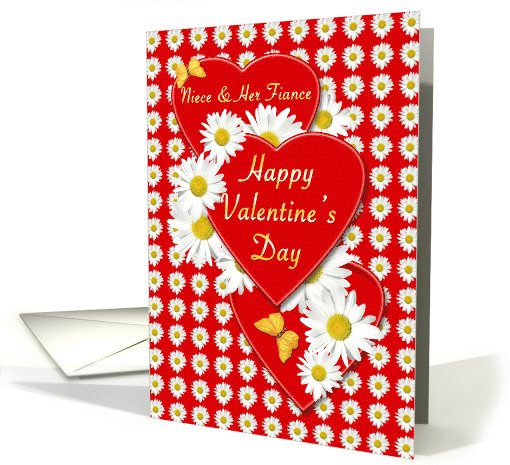 Valentine's Day Daisies for Niece and Her Fiance card (1019667)