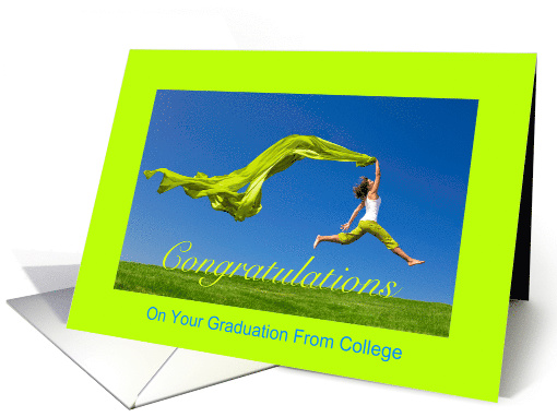 Congratulations College Graduate Sky's The Limit card (1240902)