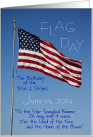 Flag Day - Birthday of the Stars and Stripes card