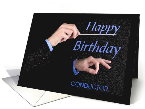 Happy Birthday Conductor card (1244592)