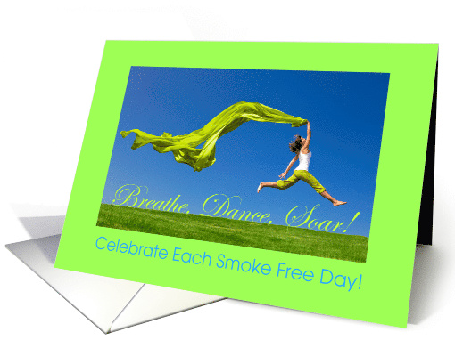Quit Smoking Celebrate Each Smoke Free Day card (1245024)