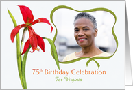 Lovely Red Lily 75th...
