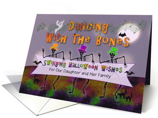 Swinging Halloween Wishes For Daughter and Her Family card (1289502)
