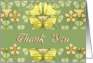 Thank You Butterfly Garden card