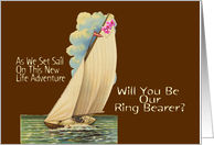 Will You Be Our Ring Bearer card