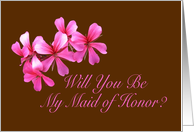 Will You Be My Maid of Honor card