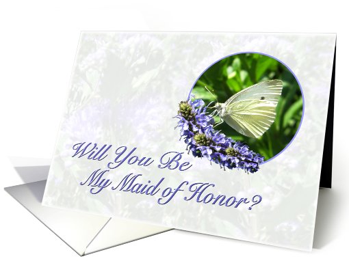 Will You Be My Maid of Honor card (450026)