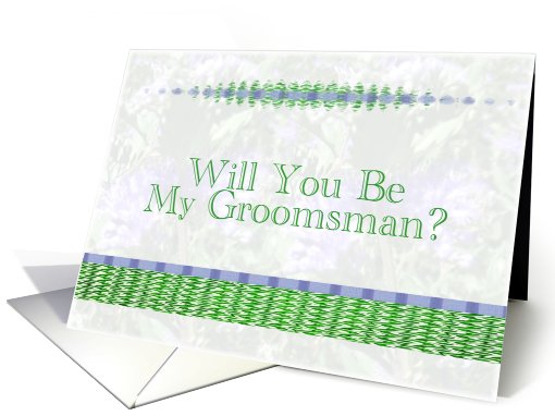 Will You Be My Groomsman card (450032)