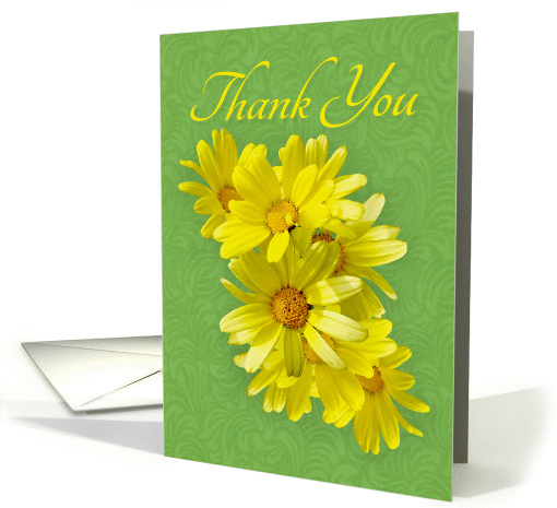 Thank You - Cheerful Yellow Daisies card (456491)
