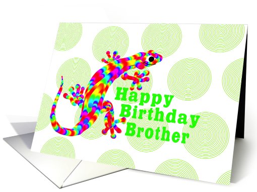 Happy Birthday Brother card (466680)