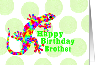 Happy Birthday Brother card