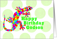 Happy Birthday Godson card