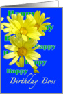 Happy Birthday Boss card