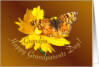 Grandpa Happy Grandparents Day Butterfly card