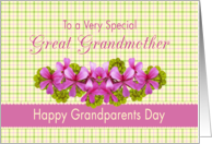 Happy Grandparents Day Great Grandmother card