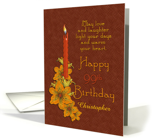 99th Birthday - Wishes to Warm Your Heart card (477479)