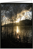 Sunset On Columbia River, Oregon card