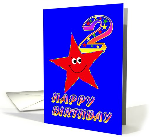 Happy 2nd birthday card (478619)