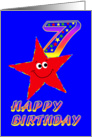 Happy 7th birthday card