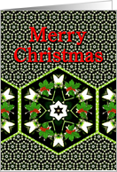 Christmas Star Flower Card