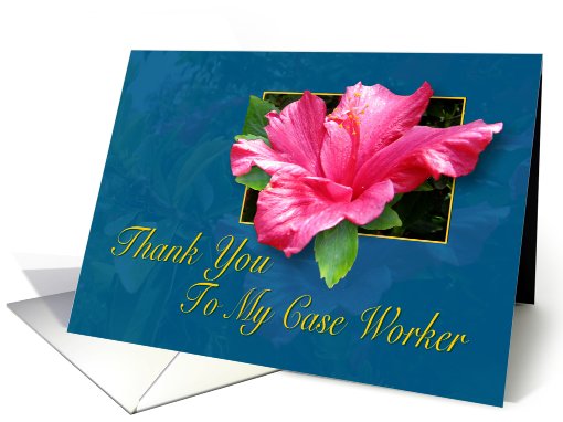 Thank You Case Worker card (510575)