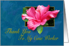 Thank You Case Worker card