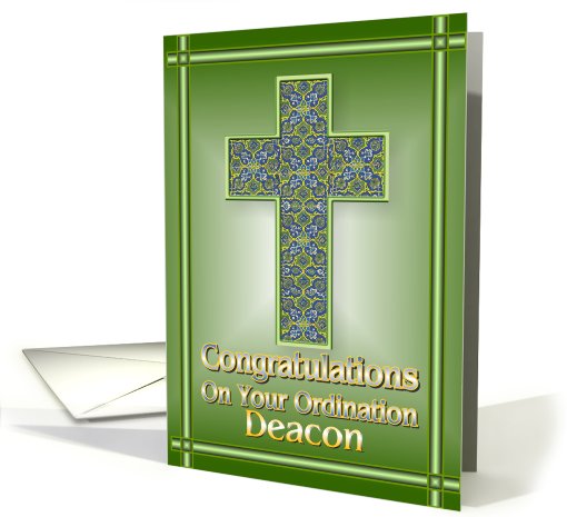 Deacon Congratulations card (512346)