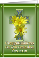 Deacon Congratulations card