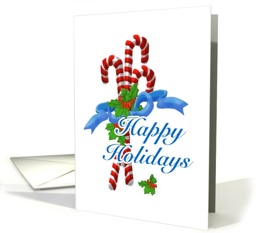 Candy Cane Christmas card (514652)