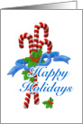 Candy Cane Christmas Card