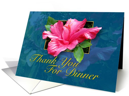 Thank You For Dinner card (516600)