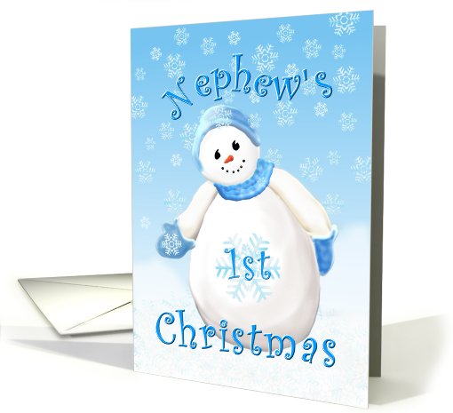 Nephew's First Christmas card (527996)
