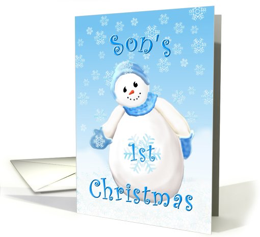 Son's First Christmas card (527999)