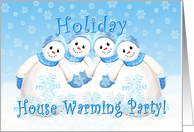 Holiday House Warming Party Invitation card
