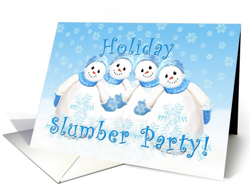 Holiday Slumber Party Invitation card (529308)