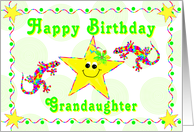 Happy Birthday Granddaughter for Girl Child card
