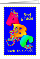 Back to School - 3rd Grade card