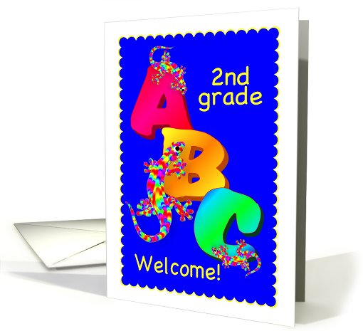 Welcome to 2nd Grade for Student card (531872)