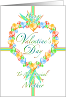 Valentine Hearts Card for Mother card