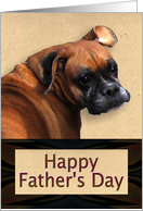 Father’s Day Boxer Dog card