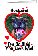 Love You Husband card