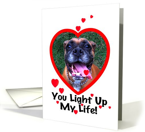 You Light Up My Life card (554779)