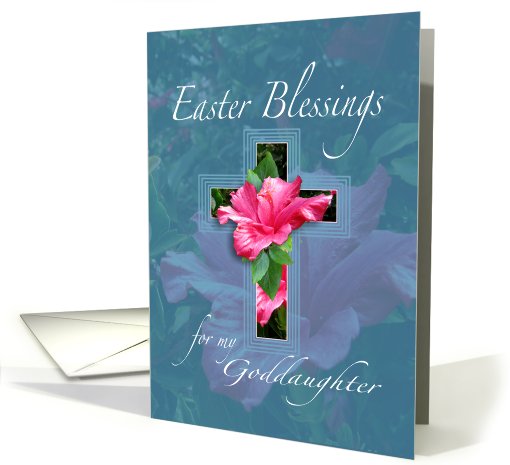 Easter Blessings For Goddaughter card (558000)