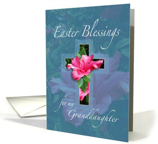 Easter Blessings For Granddaughter card (558013)
