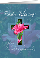 Easter Blessings For Son and Daughter-in-law card