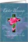 Easter Blessings For Son and Daughter-in-law card